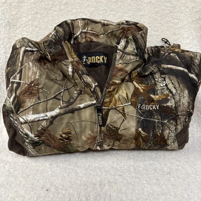 Rocky - Real Tree - Insulated Camo Jacket - Size L - Toggle Waist - Full Zip - Image 1 of 4