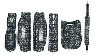 Carcasa exterior intercambiable hágalo usted mismo 6 piezas para bolsa de carro de golf Omnix ~ Black Hawk - Imagen 1 de 3