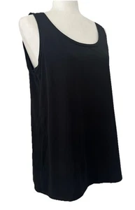 Camiseta sin mangas Pure Jill Easy Tank para mujer negra talla mediana Jill - Imagen 1 de 4