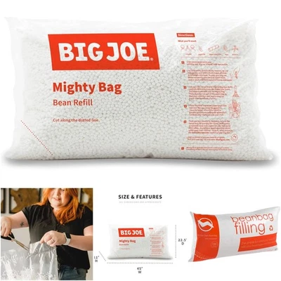 Relleno artesanal para silla bolsa de frijoles bolsa de micro poliéster 100L Foto 1 de 4