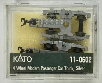 1 КОМПЛЕКТ (2) 4-колесный современный легковой автомобиль KATO в масштабе N серебристые грузовики 11–602 - Изображение 1 из 3