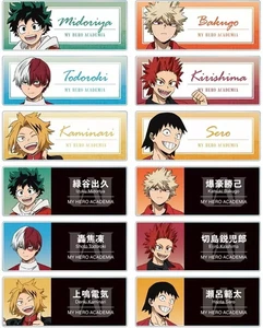 My Hero Academia RED Tokyo Tower Acrylic Name Plate Set of 12 - Picture 1 of 1