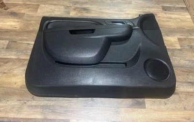 2010-2013 Chevy Tahoe Yukon Suburban Denali Driver Front Door Panel Black OEM - Image 1 of 4