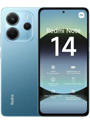 Xiaomi Redmi Note 14 4G 8-256Gb 6.67'' Amoled 120Hz Dual Sim BLUE - Immagine 1 di 3