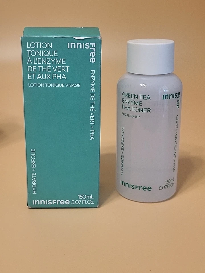 Tónico PHA enzima té verde Innisfree 5,07floz/150 ml dañado usado caja abierta leer Foto 1 de 4