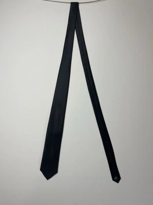 Joseph & Feiss Gold- Men's Premium Solid Black Formal Neck Tie 3.2"W x 63"L - Image 1 of 3