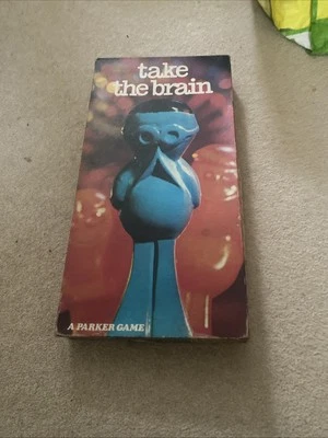 Vintage TAKE THE BRAIN BOARD GAME 1970  Parker Games complete+instructions VGC  - Image 1 of 4