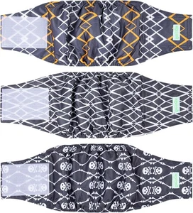 PACK de 3 bandas lavables para el vientre Wegreeco para perro gato (patrón elegante) gato, perro - Imagen 1 de 5
