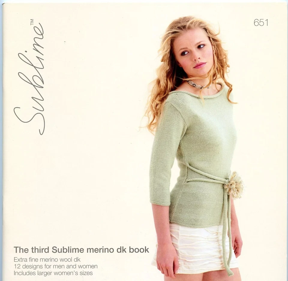 The Third Sublime Merino DK Book #651 - 12 Knitting Patterns for Men & Women  - Image 1 of 1