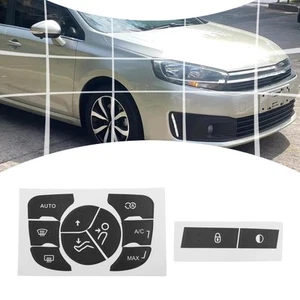 For C4 20142018 AC Control Button Repair Decals Sunlight and Abrasion Resistant - Picture 1 of 14
