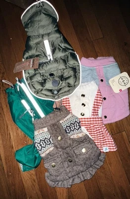 New Dog multi Collection starter wardrobe  Sized X-small - Image 1 of 4