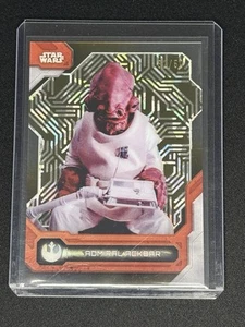 2024 TOPPS STAR WARS HIGH TEK ADMIRAL ACKBAR GOLD /50 - Picture 1 of 2