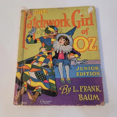 Rare "The Patchwork Girl of Oz" (1939) Junior Edit L Frank Baum - AS IS Foto 1 de 4