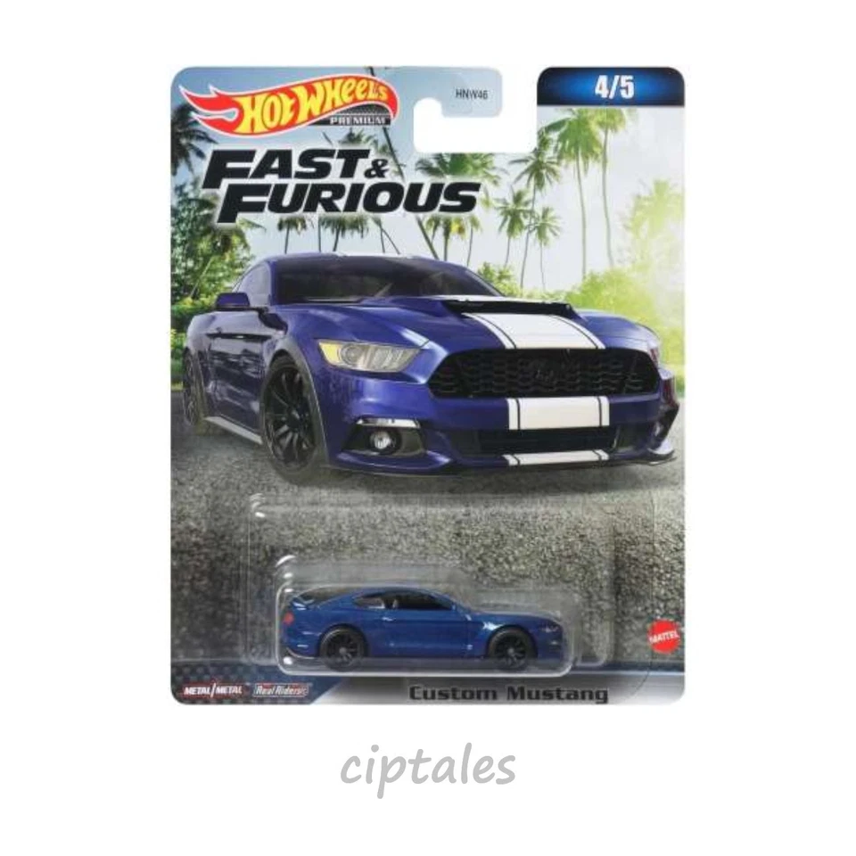 Hot Wheels Fast and Furious Custom Mustang 4/5 Premium  - 1:64 Mattel - Immagine 1 di 1