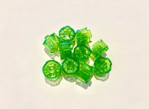 LEGO® - NUOVO - 10 Pezzi Pietra Tonda 2x2 Trasparente Verde Chiaro #3941 - Foto 1 di 1