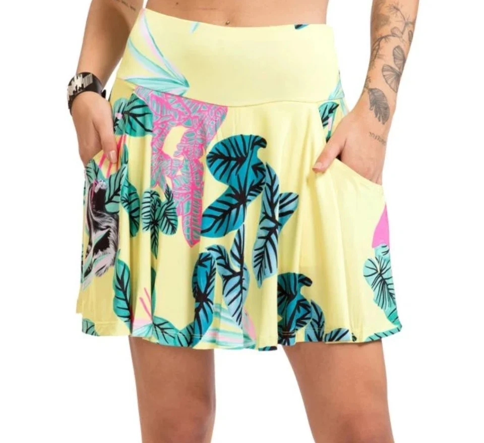 Falda corta Jamie Sadock Savannah fluida swing golf pickleball talla 2 XS floral Foto 1 de 4