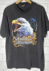 Harley Davidson 3D Emblem T Shirt 1990 Eagle Men’s X Large - Picture 1 of 6
