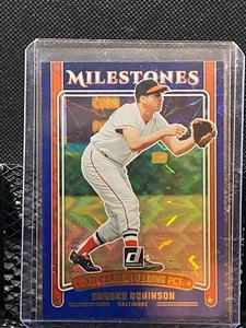 Brooks Robinson 2025 Donruss Milestones - Blue Xplosion #49/49 # 5 - Orioles - Foto 1 di 2