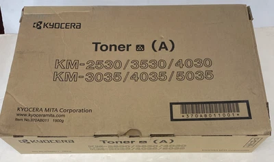 Genuine Sealed Kyocera Mita 370AB011 Black Toner for Kyocera Mita New - Image 1 of 3