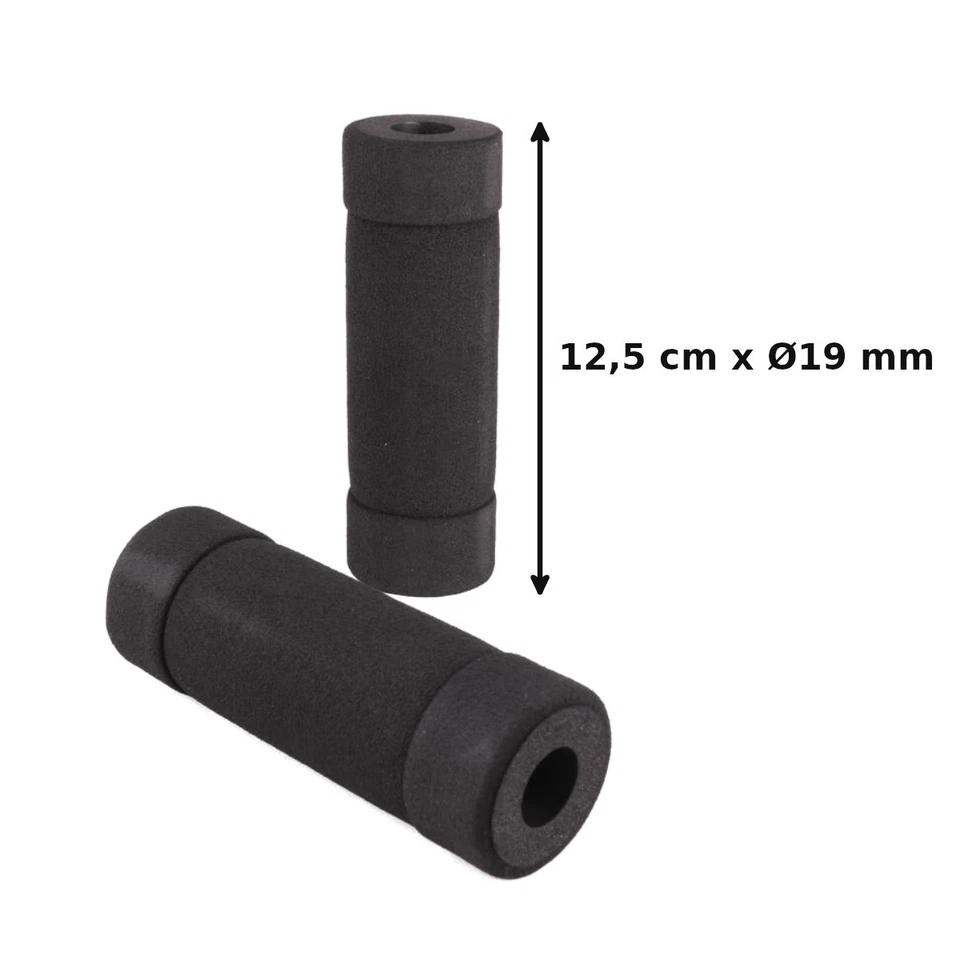 Fahrrad Lenker Griffe Lenkergriffe Ergonomisch Rutschfest Gummigriffe 125 mm 2St - Bild 1 von 1