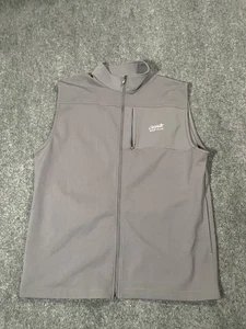FootJoy Vest Cayyala Golf Club Gray Mens Medium Full Zip Sleeveless Lightweight - Picture 1 of 9