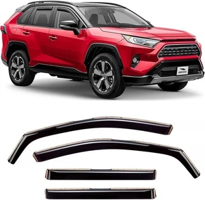 Glas In-Channel Extra Robuster Regenschutz für Toyota RAV4 2019-2025, Fenster De.. - Bild 1 von 7