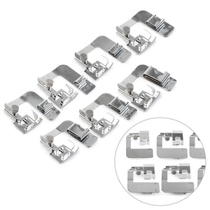 7Pcs/Set Domestic Sewing Machine Foot Presser Rolled Hem Feet For Brother Singer - Picture 1 of 7