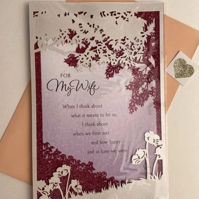 Happy Mother’s Day - For My Wife - My Love🩷 5.5”x 8” American Greeting Card $9. - Image 1 of 4