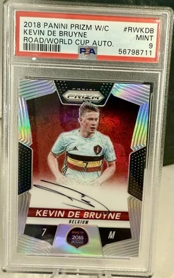 2018 Panini Prizm World Cup Soccer Road To World Cup Autograph Kevin De Bruyne - Image 1 of 2