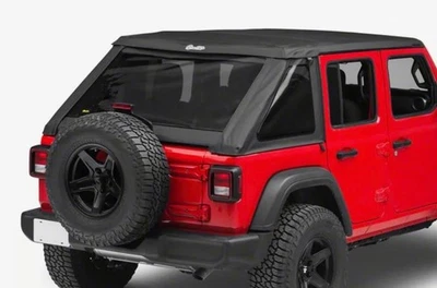 Bestop 5686335 Black Diamond Trektop Soft Top 4-Door for the Jeep Wrangler JL - Image 1 of 4