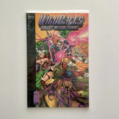 Factory Sealed WildC.A.T.S: Compendium TPB (1993) W/ #0 Image Comics Jim Lee - Image 1 of 2