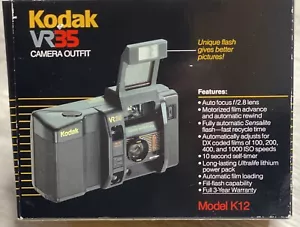 NEW Vintage 80s Kodak VR35 Auto Focus K12 DX Programmed Auto Film Speed Camera - Picture 1 of 5