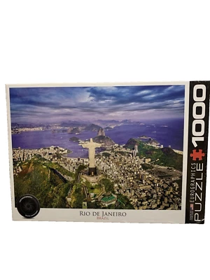 EUROGRAPHICS Rio De Janeiro Brazil Puzzle 1000-pcs Brand New Made in USA - Image 1 of 3