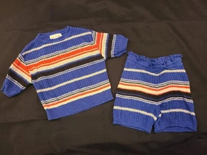 Pre-Owned Free Assembly Girls Shorts Sweater Outfit Size XS 4-5 - Picture 1 of 3