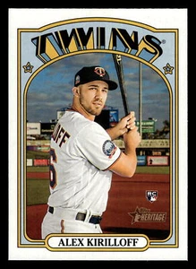 2021 Topps Heritage - #546 Alex Kirilloff RC - Minnesota Twins - Picture 1 of 2
