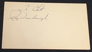 RAY SCARBOROUGH SIGNED AUTOGRAPHED VINTAGE GPC 1952 NEW YORK YANKEES (d.1982) - Picture 1 of 2