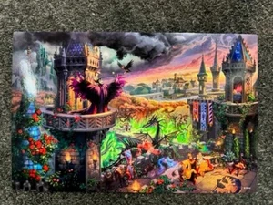 Thomas Kinkade Postcard Disney Maleficent - Picture 1 of 2