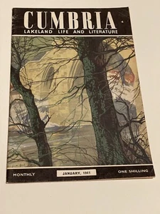 Vintage January 1961 Cumbria Lakeland Life And Literature Monthly Magazine - Picture 1 of 8