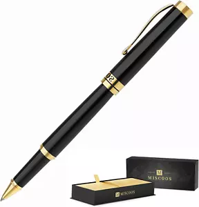 Luxury Pen Fancy Rollerball Pens Smooth Writing Nice Pens for Men & Women 24K Go - Picture 1 of 12