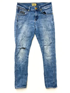 Wrangler Mens Vegas Low Rise Contoured Leg Skinny Jeans Blue Size W30 - Picture 1 of 12
