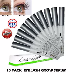 Eye Lash & Brow Enhancer Thicker Longer Eyelashes Serum Growth Booster Solution - Picture 1 of 4