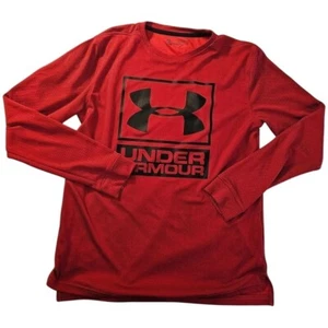 Under Armour Long Sleeve Athletic Shirt Youth Extra Large YXL Red - Picture 1 of 3