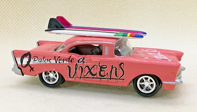 JOHNNY LIGHTNING  ~   1957 CHEVY BEL AIR with SURF BOARDS ~  ~1/64 - Image 1 of 4