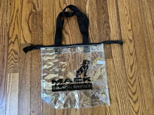 MACK Truck Financial Services Clear Vinyl Bag with Zipper NWOT - Picture 1 of 2