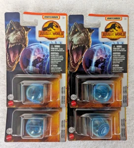 2022 Matchbox Jurassic World Dominion Gyrosphere BLUE | 4-PACK LOT | FSC VIDEO - Picture 1 of 2