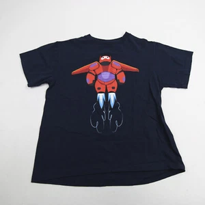 Disney Short Sleeve Shirt Youth Navy Used - Picture 1 of 1