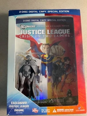 Justice League - Crisis On Two Earths (Best Buy Ex) (Blu Ray/DVD/Figurine)USED - Image 1 of 2