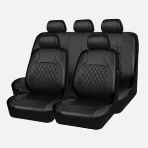 5-Seat For Toyota Auto Car Seat Cover Full Set Leather Front Rear Protector - Picture 1 of 5
