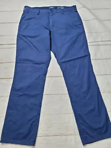 Izod Advantage Mens Size 32X29 Pants Straight Fit Blue - Picture 1 of 12