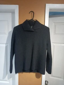 Lauren Ralph Lauren Women’s Black Collared Sweater. Size M - Picture 1 of 8